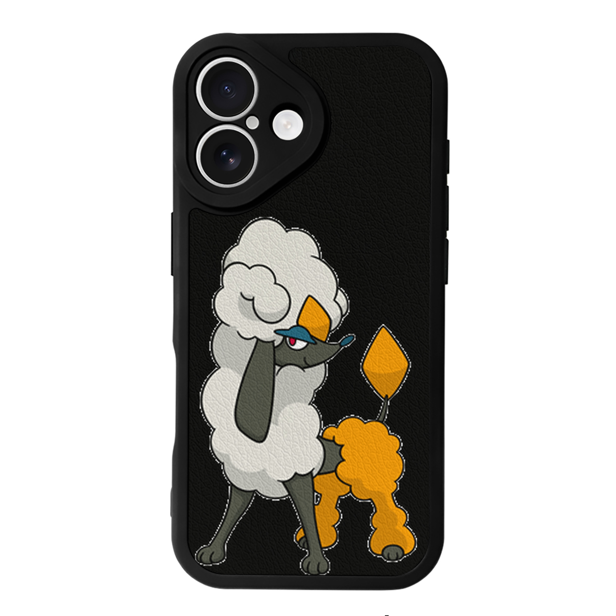 （画像用） ポケットモンスター Pokémon 【iPhone 16シリーズ対応】シリコンスマホケース（レザー調） 材質：シリコン